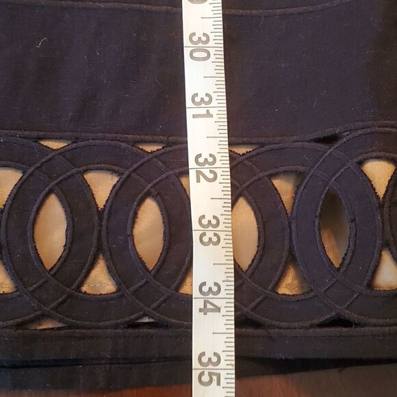 LAUNDRY LINEN HALTER DRESS SZ 8 - Picture 13 of 16